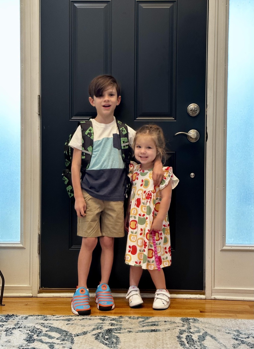 08-30-23-first-day-of-school-Frank-Lukens-and-sister-Reagann