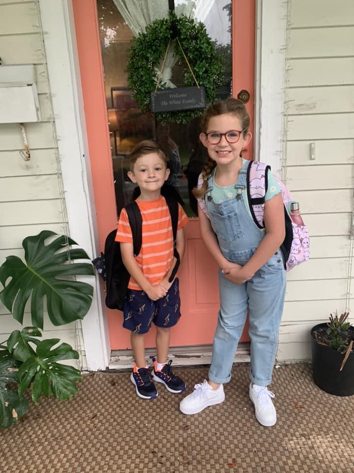 08-30-23-first-day-of-school-Julian-White-first-grade-and-Charlotte-White