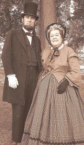 Fred and Bonnie Priebe, of Belleville, have been portraying Abraham and Mary Todd Lincoln since 1996. Photo provided.