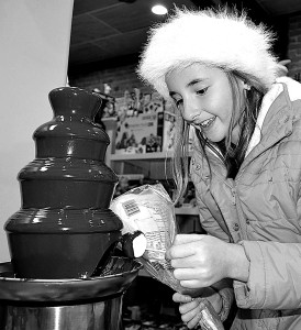 There will be plenty of soups and sweets, like delicious chocolate fountains, in downtown Oxford on Friday, Dec. 2. File photo.