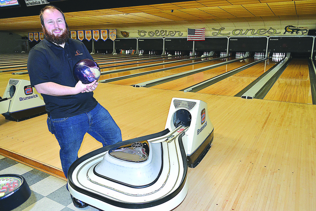 Oxford resident John Taylor bowled back-to-back 300 games at Collier Lanes Jan. 11. Photo by C.J. Carnacchio