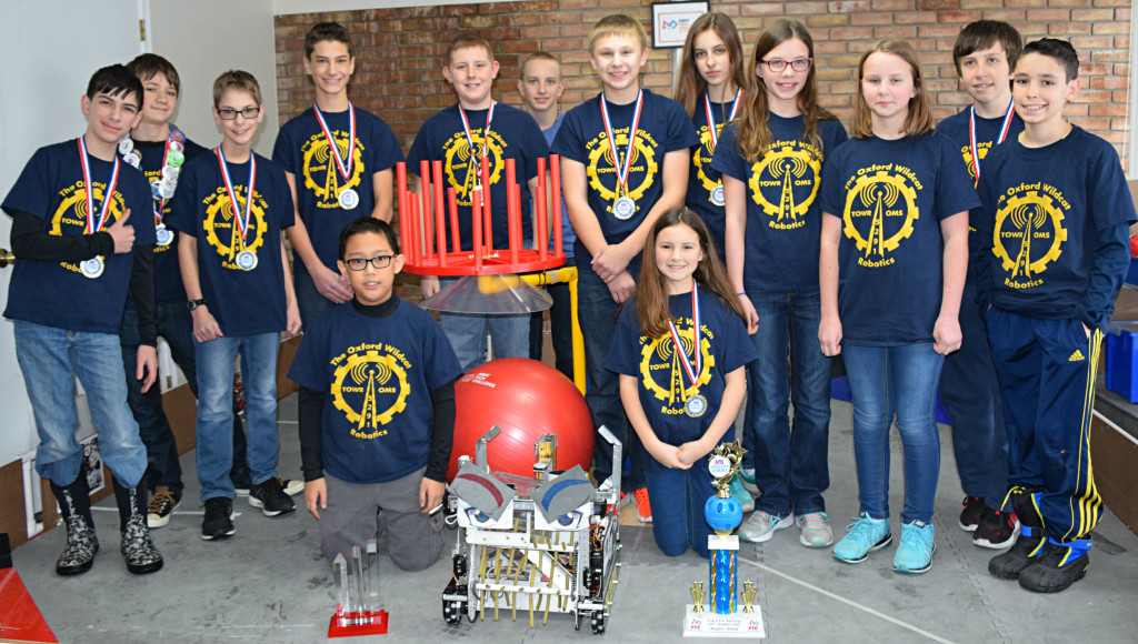The Oxford Middle School robotics team is ready to do battle at regionals.