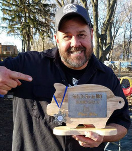 Clarkston resident Kevin LaRocque’s ribs took first place at the “Snowbird Shake Off” BBQ competition held in Oxford.