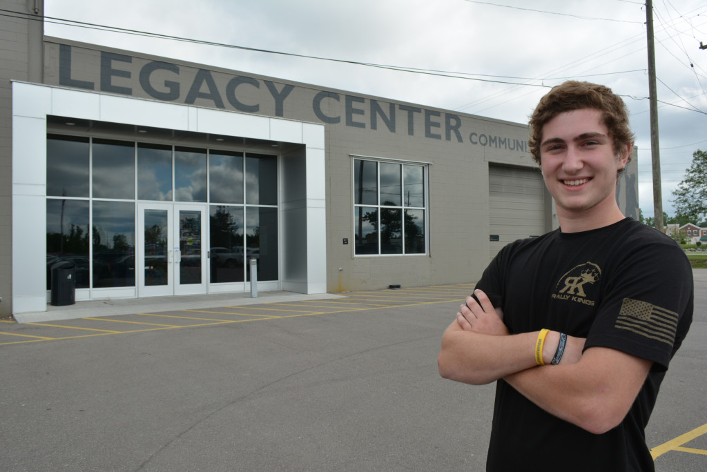 Mike Gula, a fifth-year Oxford Schools Early College student, is organizing an Aug. 13 car show at the Legacy Center to raise funds for  the fight against ALS. Photo by C.J. Carnacchio.