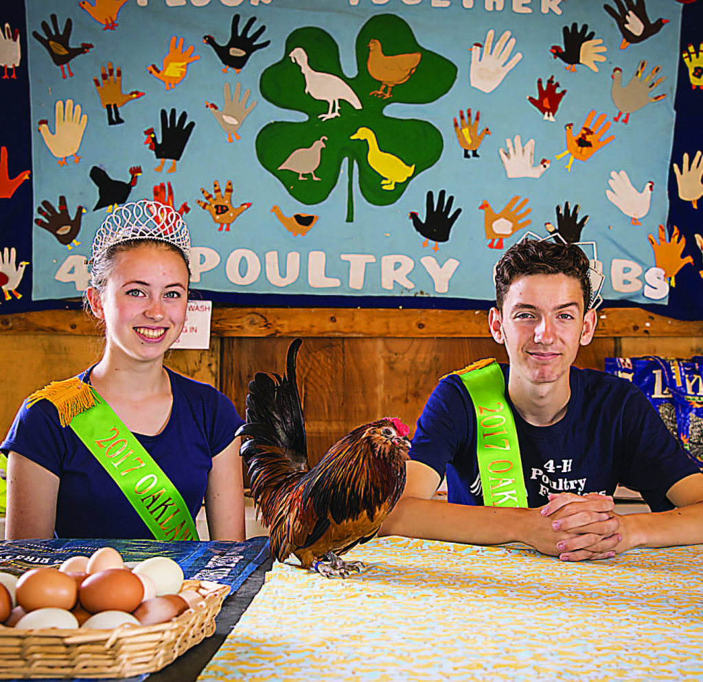 Oxford resident Alex Johnston (right) and Lake Orion resident Aneesa Berryer were crowned King and Queen of the 2017 Oakland County Fair. Photo by Don Johnston.