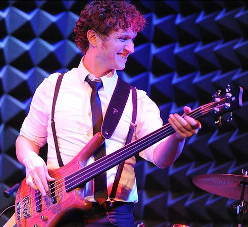 Chris Agar, a 2005 OHS grad, plays bass guitar for DDWhite in New York City. Photo provided.