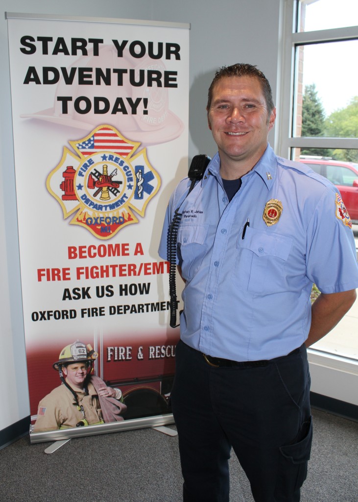 Oxford Fire Capt. Ron Jahlas secured a $333,706 grant to hire and fund a recruitment/retention officer.