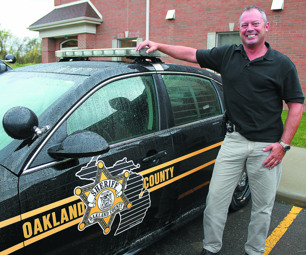 Oakland County Sheriff’s Deputy Jeff Ford worked the last day of his full-time career Oct. 11. Photo by C.J. Carnacchio.