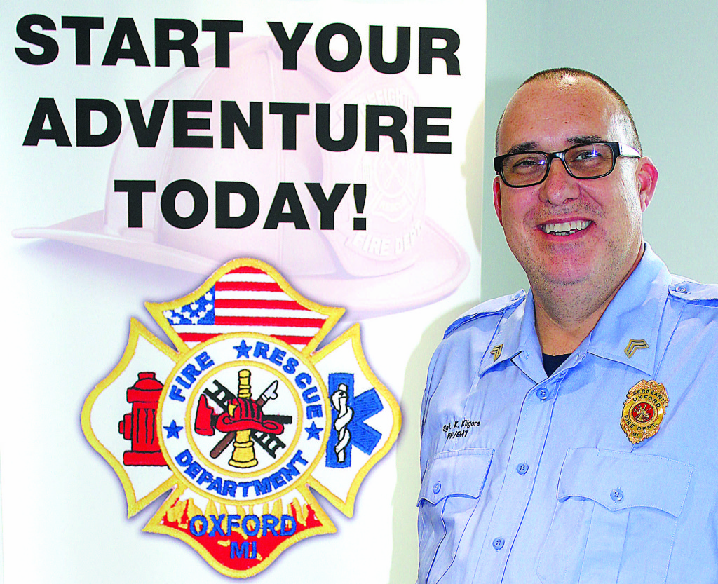 Oxford Fire Sgt. Kelly Kilgore will be working to recruit and retain paid-on-call members.