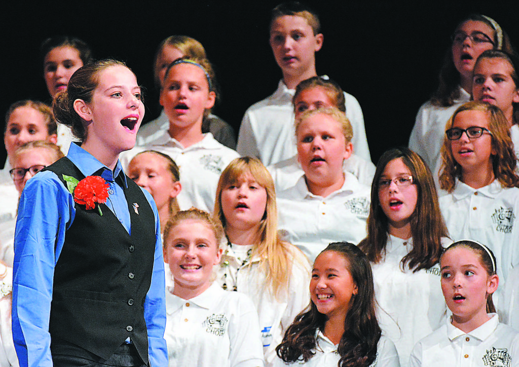 A total of 220 OMS choir students will honor area veterans during the Americana Concert Nov. 3. 