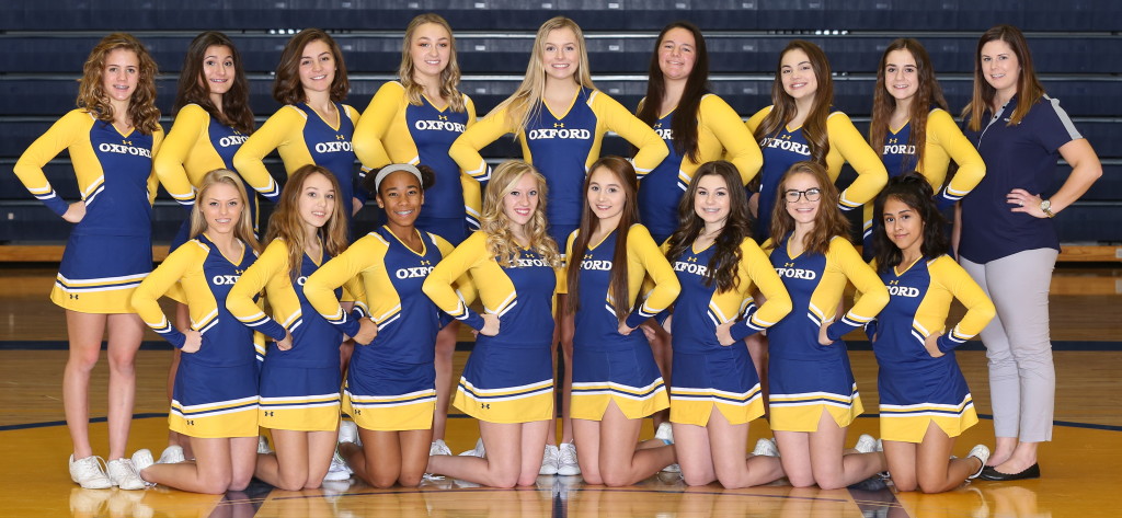 The Lady Wildcats Competitive Cheer Team for the 2017-18 season are Emma Jenks (back row, from left), Addison Matz, Olivia Tressler, Brenna Maurer, Skylar Enyart, Ashley Archer, Katie Kobak, Caylee Campbell and Head Coach Christie DeSano. In the front are Sarah Liford (from left), Anne Cobble, Victoria Huntsman, Leah Vandecar, Laura Vokes, Skylar Saferian, Jiselle Lanza, Allexa Nieves. Photo provided.