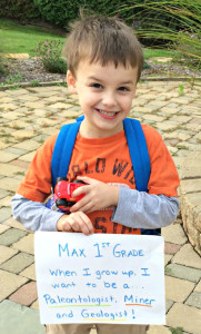 Max Van de Vyver, a first-grader in the Oxford Virtual Academy program, wants to collect 50,000 pairs of shoes for Soles4Souls. So far, he’s got more than 2,500 pairs. Photo provided.