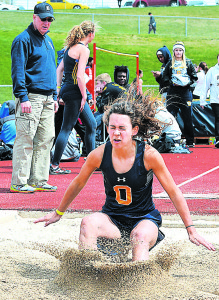 C.J. Carnacchio’s photo of OHS student-athlete Antonia Vackaro in the long jump event earned a second place award from the MPA.