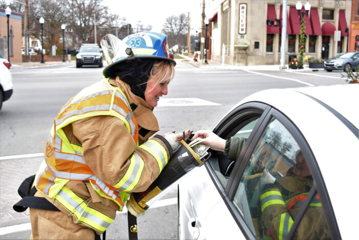 Filling  the boot to help!