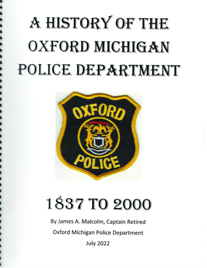 Former Oxford cop pens book on Department