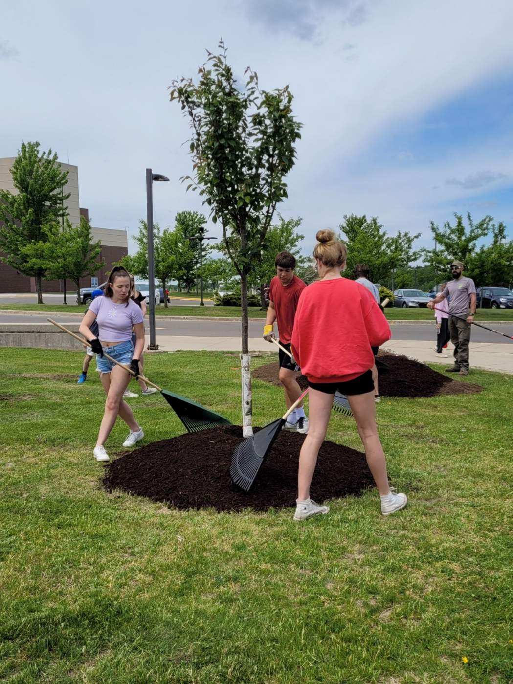 Cherry trees planted in honor of slain students | Oxford Leader