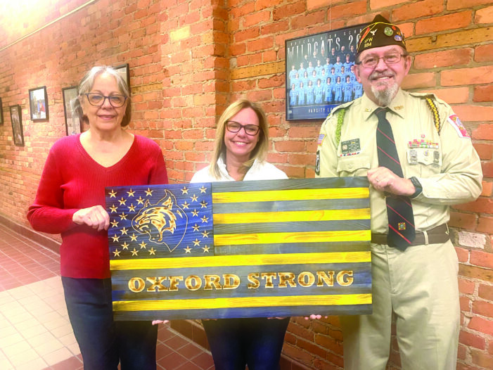 Oxford Strong flag donated