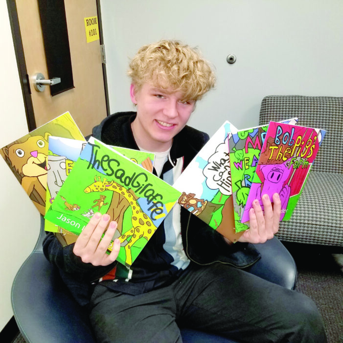 OHS senior writes, illustrates and digitizes his own books