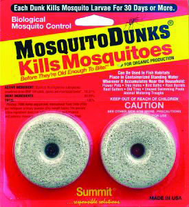 Mosquito ‘dunks’ available