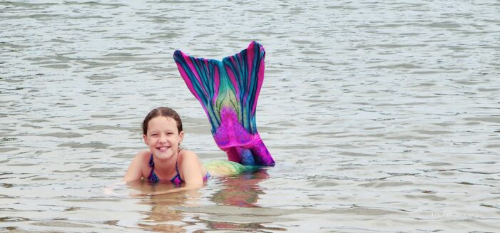 The little mermaid makes a splash at Scripter Park