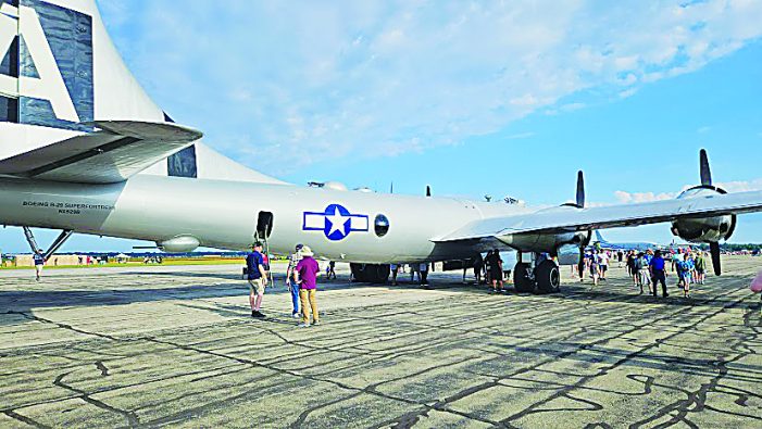 Flight honors father, WWII B-29 co-pilot