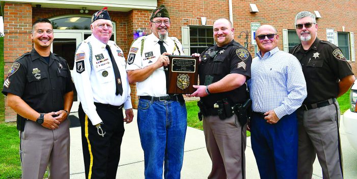 OCSO Sgt. Eric Dougherty honored by VFW Post 334