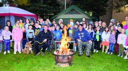 Daniel Axford, OES principals camp out as a reward for students’, PTOs’ exemplary fundraising