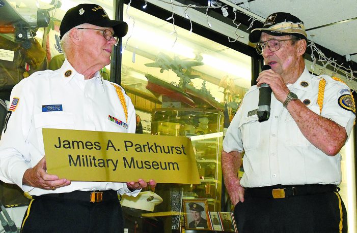 Military museum named for founder, veteran Jim Parkhurst