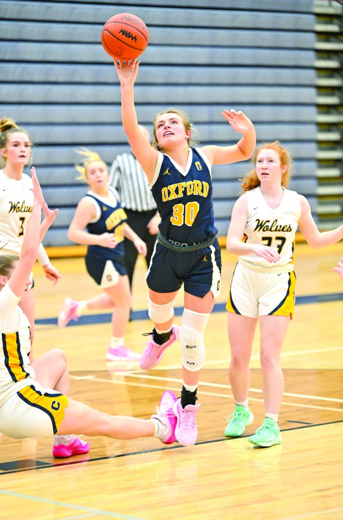 Clarkston defeats Oxford girls basketball in the battle of the Blue and Gold