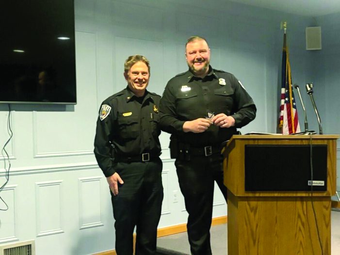 Oxford police Officer Rouse promoted to sergeant