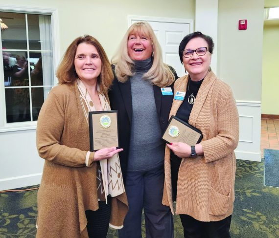 Oxford Chamber of Commerce presents honors to two area women
