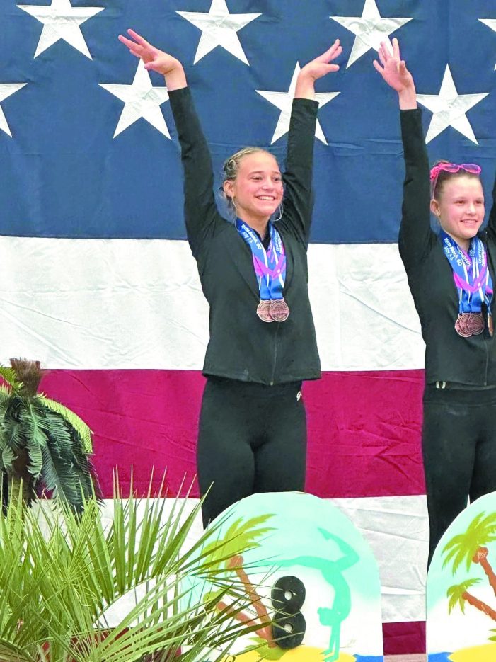 Local gymnast places 6th in nation on bars