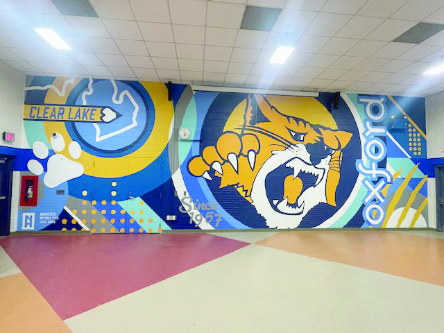 Clear Lake Elementary murals (2)