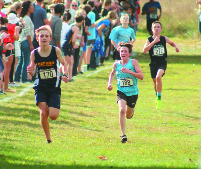 Oxford Middle School cross country team wins county championship