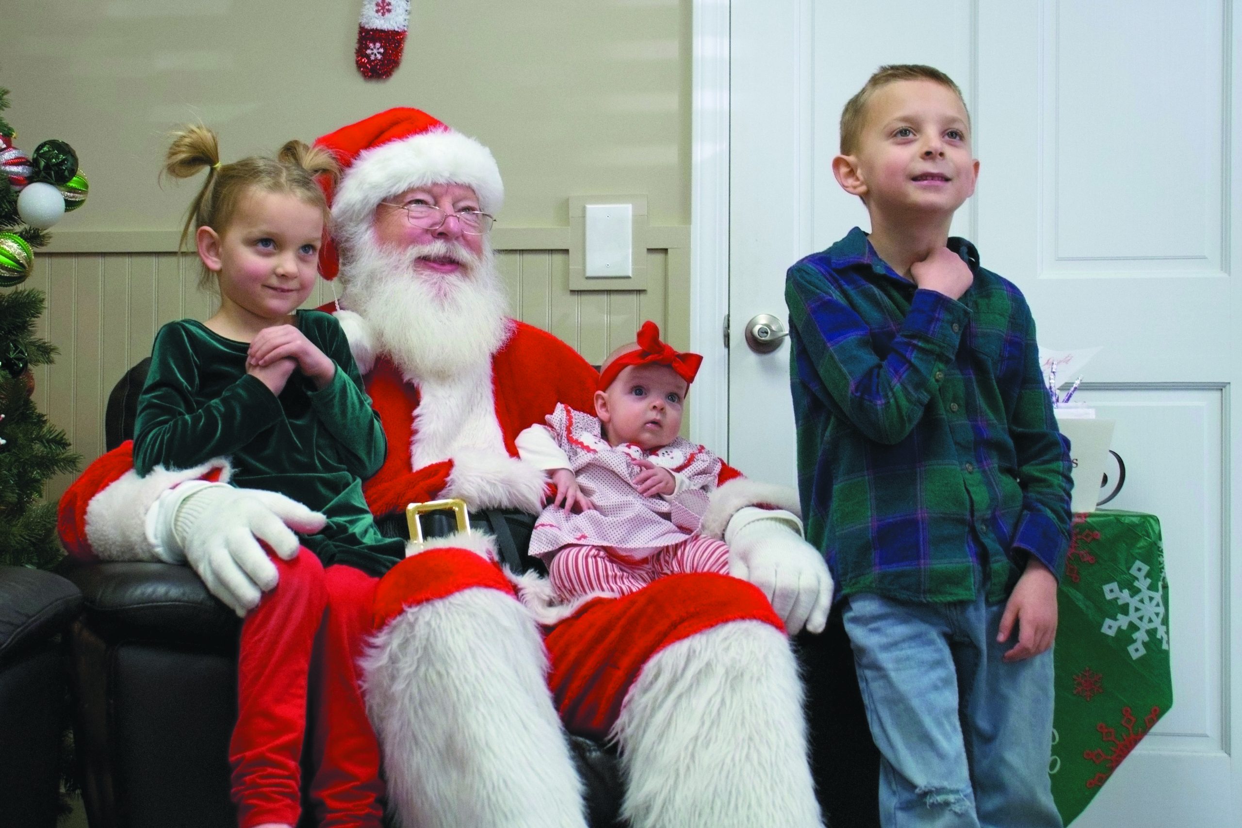 Santa with Family