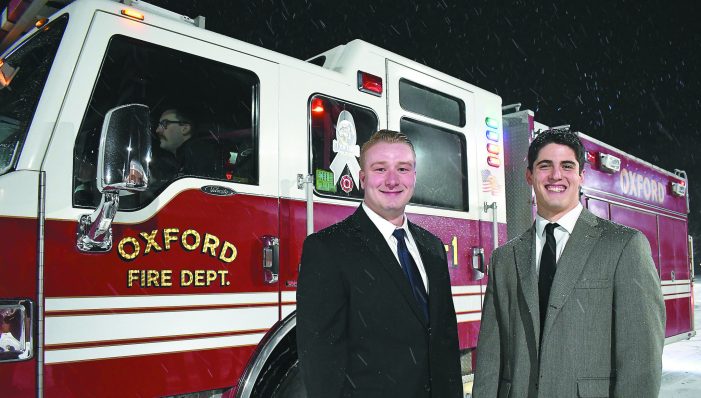 Two new firefighters join Oxford Fire Department